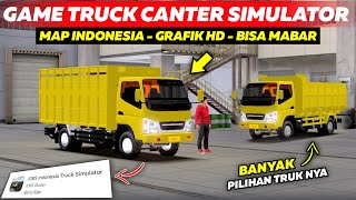 Banyak Pilihan Truk Nya🤩 REVIEW GAME TRUK CANTER SIMULATOR ID TERBARU GRAFFIK ETS 2 😱 screenshot 2