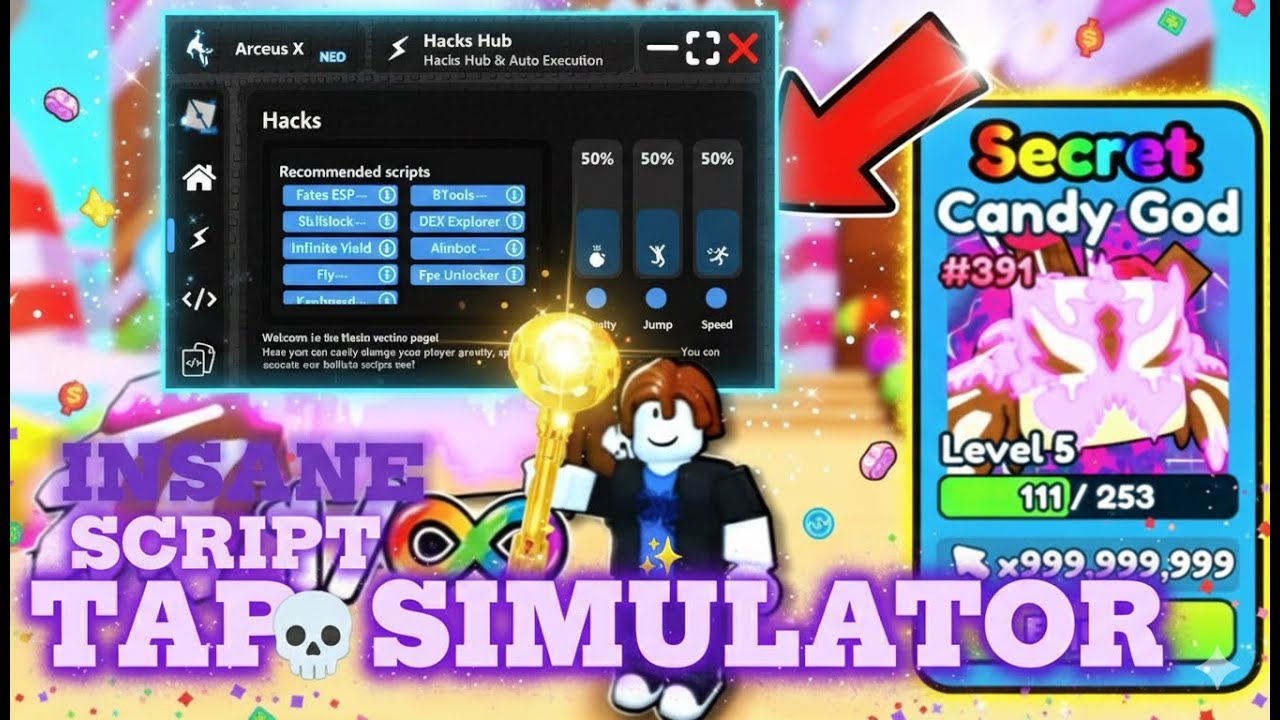 🔥INSANE SCRIPT💀 TAP SIMULATOR ✨ - AUTO FARM + FREE GAMEPASSES