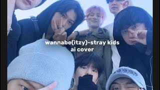wannabe(itzy)-stray kids, ai cover