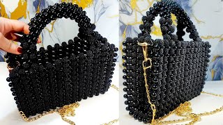 DIY Berry Beads Bag Tutorial | Luxury Handmade Beaded Handbag | Handmade Beaded bags Tutorial 🍇💼