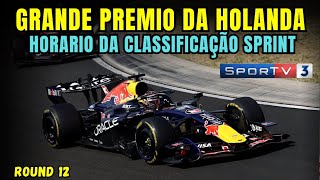 F1 2026 - DUTCH GP - SPRINT QUALIFYING SCHEDULE