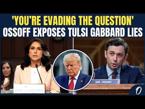 'Answer the Question': Ossoff CORNERS Tulsi Gabbard on Trump’s Iran War Lies | US NEWS