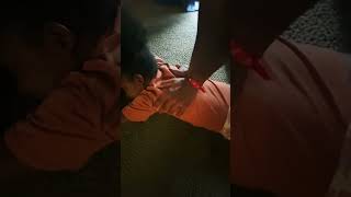 Miracle gets her back cracked by jay