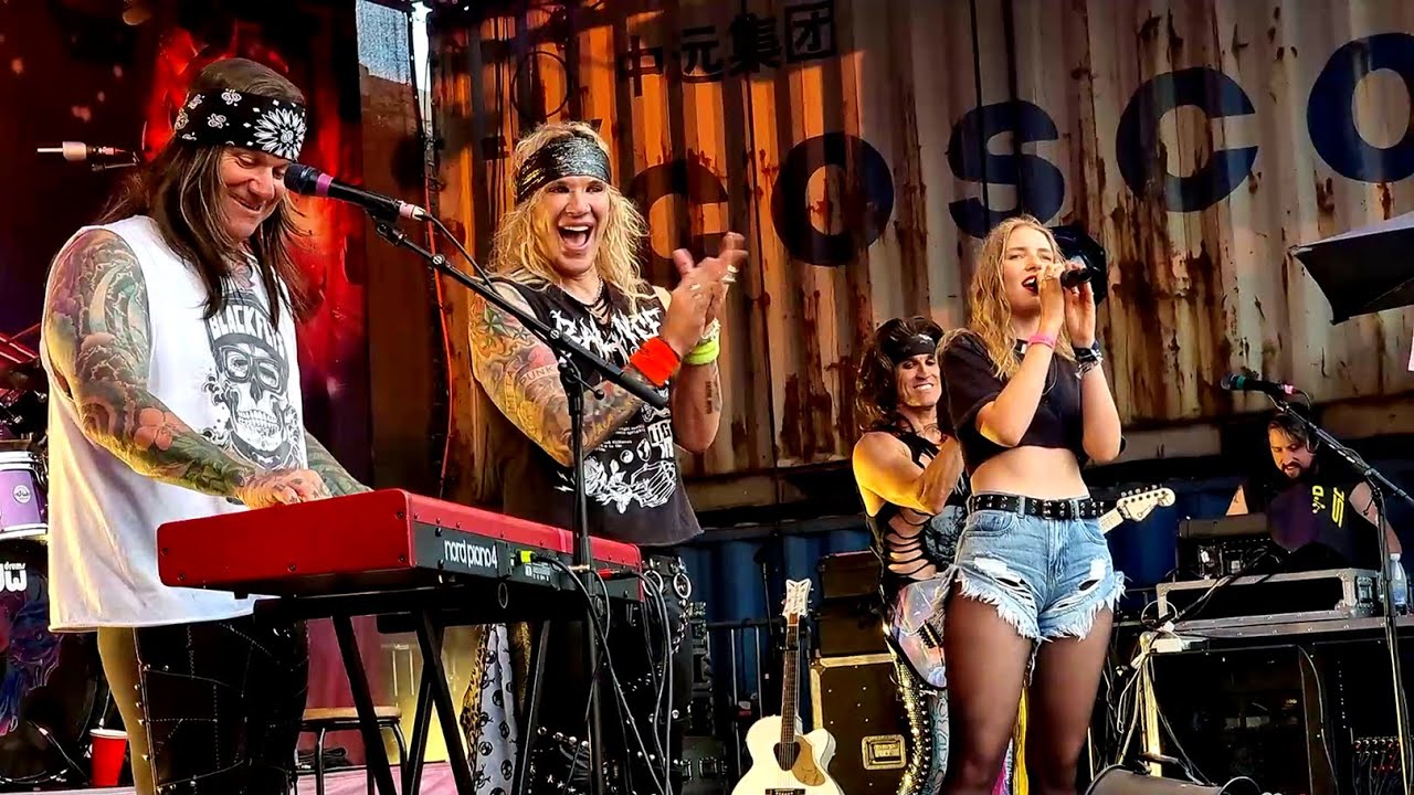 Steel Panther Weenie Ride Live in Dortmund Junkyard 2024 YouTube