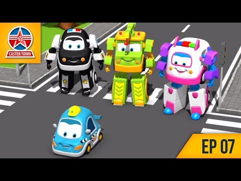 Sam the Little Blue Car's Brakes Fail | How is He Saved? | The Caster Town EP07