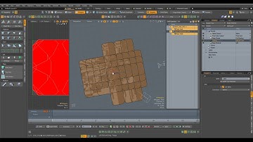 Modo procedural ditch for game.