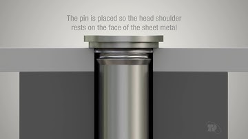 TR Self Clinch Fasteners - Flush Head Pins