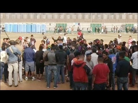 მიგრანტები ამერიკის საზღვართან