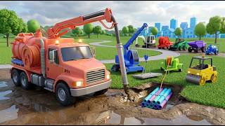 Hydro Vac Truck Rescues a Buried Telecom Duct | 3D Utility Mission