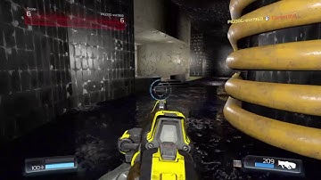 DOOM Snapmap using blocking volumes with textures