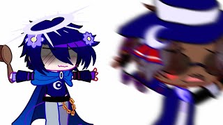 How Two Time and Chance brush each other's hair. //Crap post// Forsaken gacha.