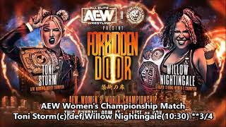 AEW x NJPW Forbidden Door 2023 Review