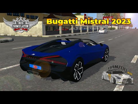 Bugatti Mistral 2023 - BUSSID || HANZOO MOD