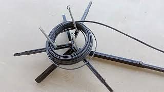 Приспособа для размотки кабеля своими руками из доступных материалов.