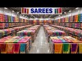 సూరత్ సారీస్ ఫ్యాక్టరీ అవుట్‌లెట్ | డైలీ వేర్ చీరలు 2026 surat sarees wholesale market #saree 