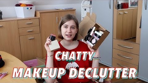 CHATTY KONMARI MAKEUP DECLUTTER 2019