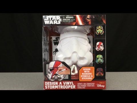 star wars design a vinyl stormtrooper from tara toy youtube stormtrooper helmet design vinyl