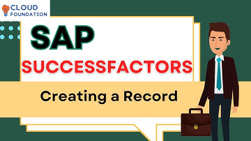 Sap Successfactors Create Record in SAP | SAP SuccessFactors Tutorial | SAP SF | CloudFoundation