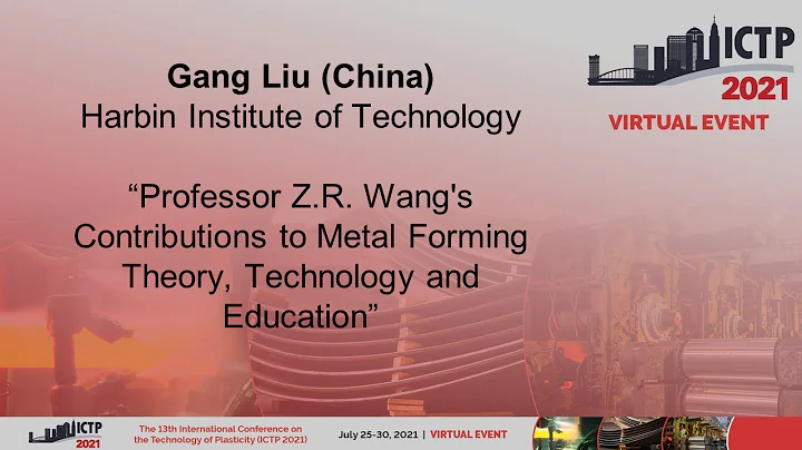 ICTP2021: Gang Liu Professor Z.R. Wang's Contribut...