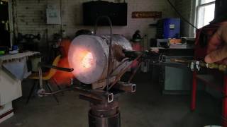 Test Fire New Propane Forge