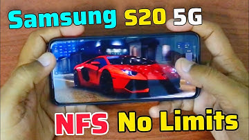 Samsung S20 5G NFS No Limits Game Test | Best Racing Game Test 🔥