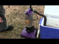 Vacuum Cleaner Sucks Up Water