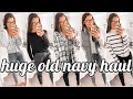 HUGE OLD NAVY HAUL || Outerwear, Jeans, Athleticwear + MORE!