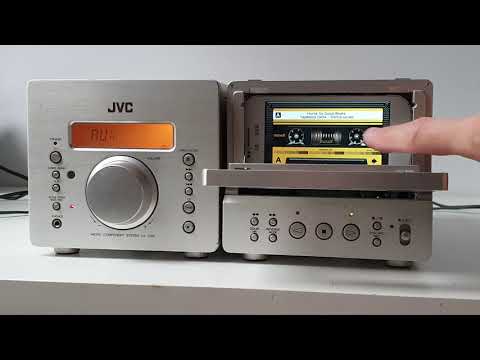 JVC UX-D88 micro component system converted into MP3/FLAC player - Tapeless Deck Project