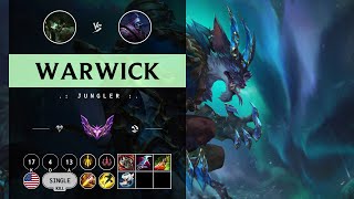 Warwick Jungle vs Jax - NA Master Patch 14.9