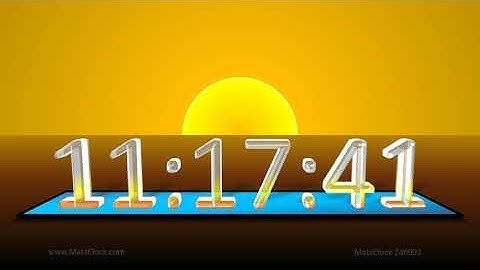 MatsClock 240092 - Free PowerPoint Digital Clock PPT Timer