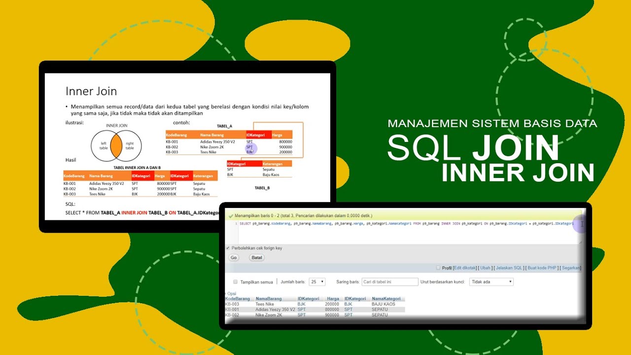 SQL JOIN - INNER JOIN - YouTube