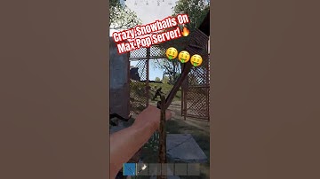 Solo Snowballing With A Bow! #rust #rustshorts