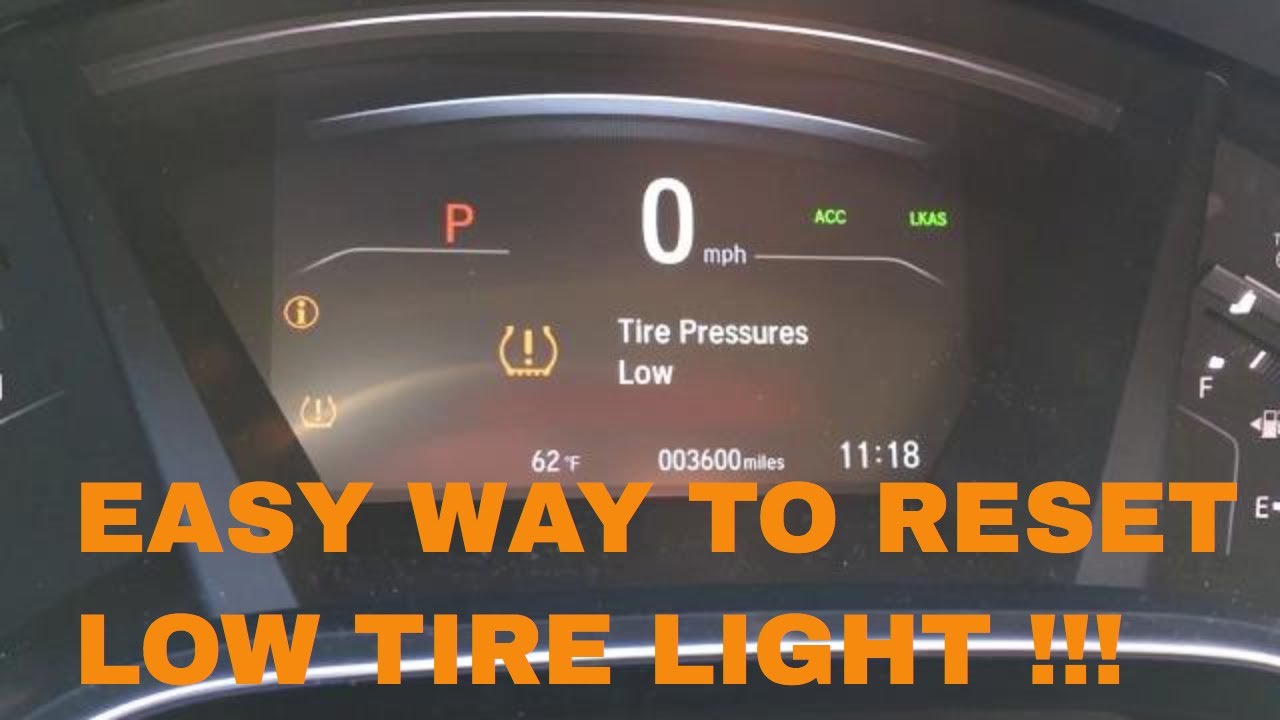 2011 Honda Crv Tpms Reset