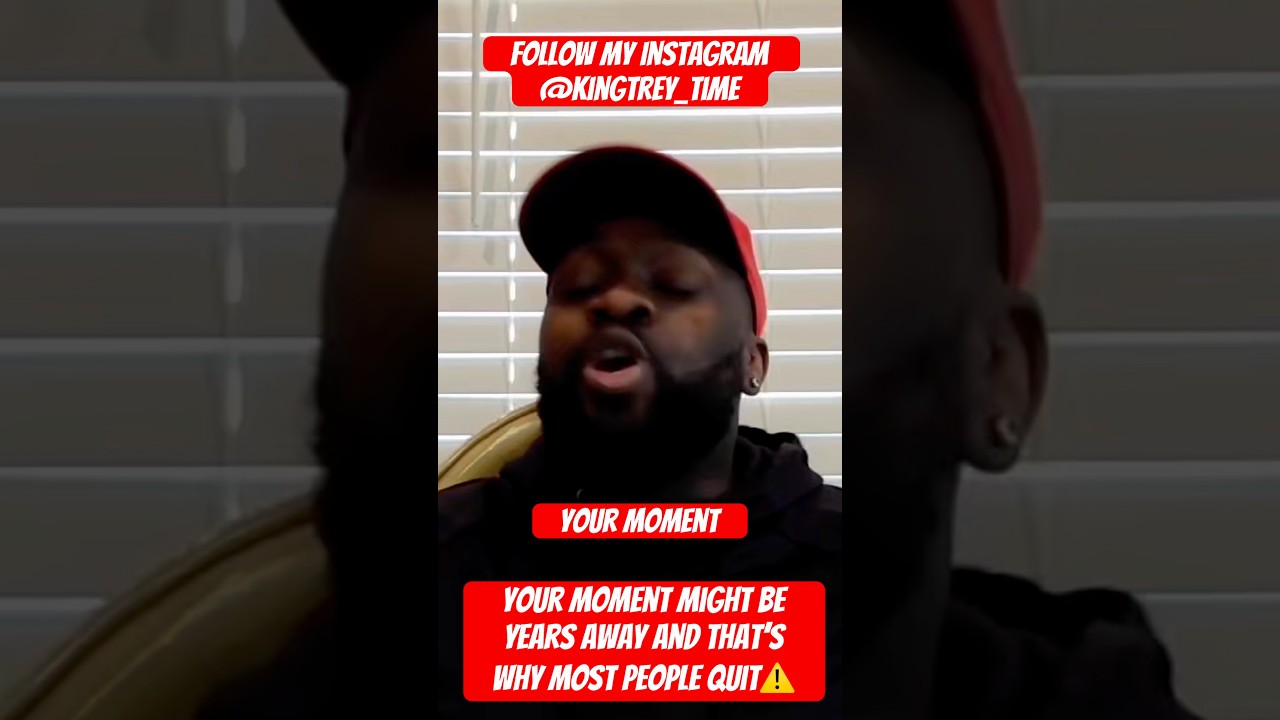 Ваш момент может наступить лишь через несколько лет, и именно поэтому большинство людей сдаются⚠️...