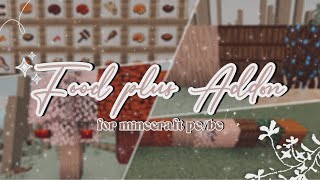food plus [ NEW FOODS,CROPS,PLANKS, ETC ] 🌸 | minecraft pe/be screenshot 5