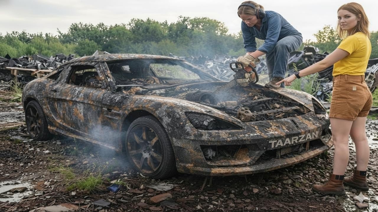 We Found a Burned Taarzan for $500… Then Restored It || ASMR Car Restoration!