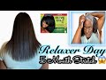 Relaxer Day! | Relaxed/Texlaxed Hair Journey