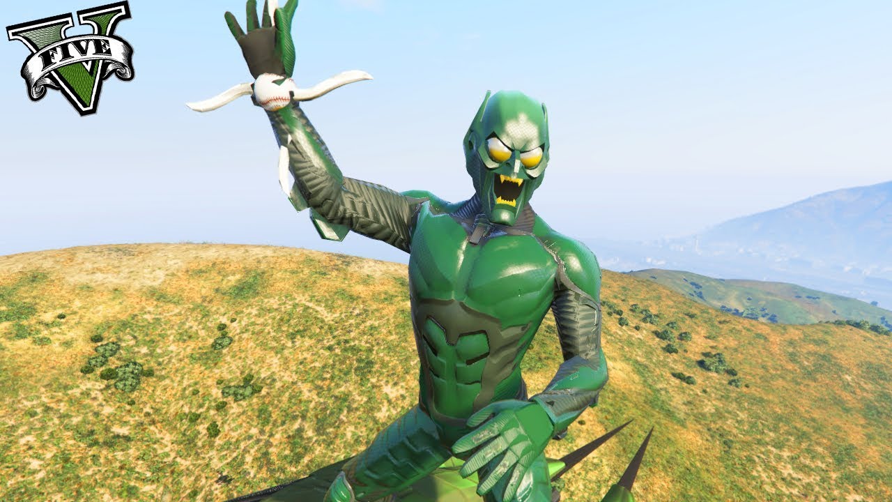GTA V - MODS - DUENDE VERDE APARECEU EM LOS SANTOS!