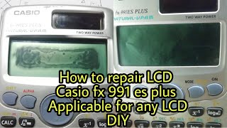 How to repair Casio fx 991 es plus LCD | LCD Repair | LCD black spot | Display repair | Most