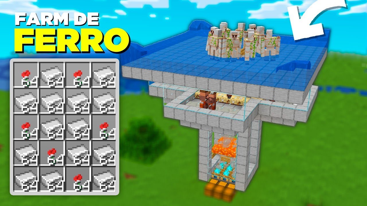 COMO FAZER UMA FARM DE FERRO NO MINECRAFT JAVA 1.21+
