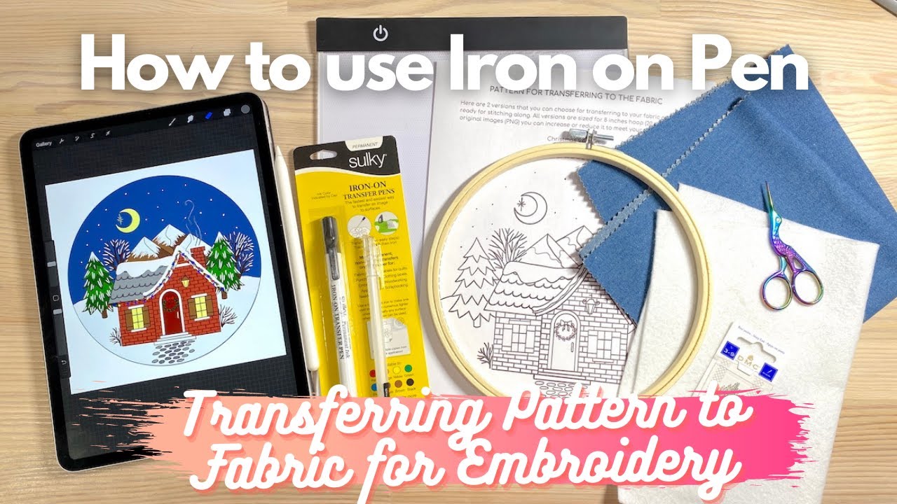 How do hot-iron transfer embroidery patterns work? – Kate & Rose