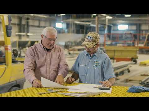 PROSeries Structural FRP Shapes & Fiberglass Grating - video from Bedford Reinforced