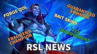 RSL News Summary \& Account Recap | Raid Shadow Legends