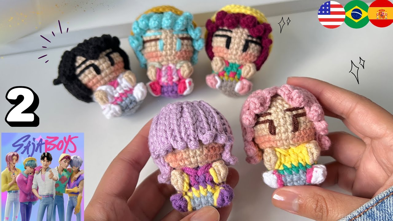 Mini Saja Boys Amigurumi Chibi | Soda pop | Part 2