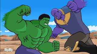 HULK(2003) vs THANOS (without infinity gauntlet) /fights animation.flipaclip/