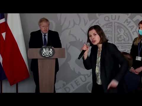 Ukrainian journalist makes emotional plea to Boris Johnson