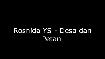 Rosnida - Desa dan Petani