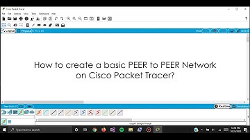 Simple Peer-to-Peer Network - EP01 - Networking on Cisco Packet tracer - by NetworkTier.