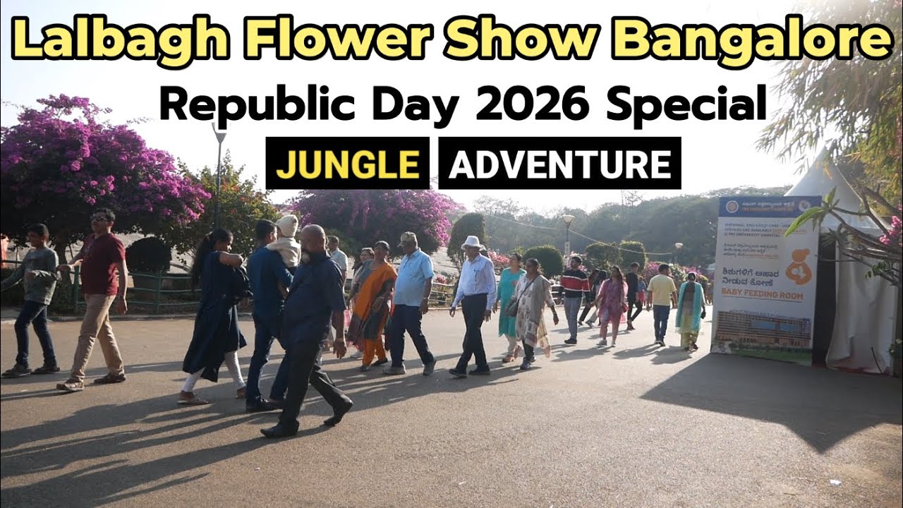 Lalbagh Flower Show Bangalore 2026: : Dates, Timings, Entry Fee | Jungle Adventure in Bengaluru