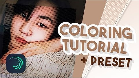 Halftone Dots Coloring | AlightMotion Tutorial